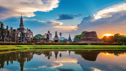 Sukhothai Historical Park in Thailand